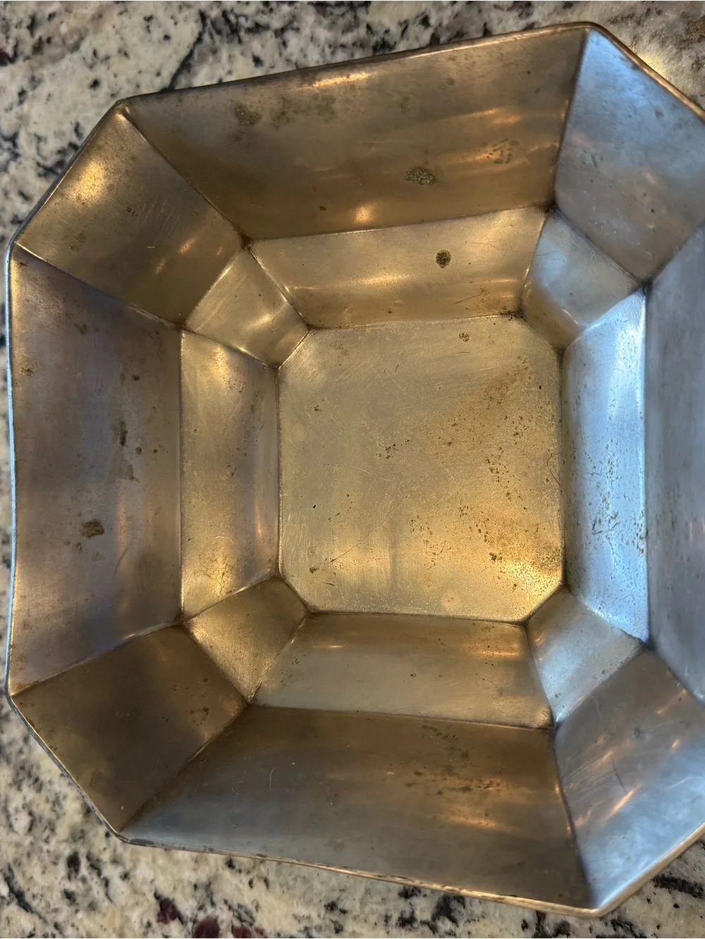 Pottery Barn octagonal bowl